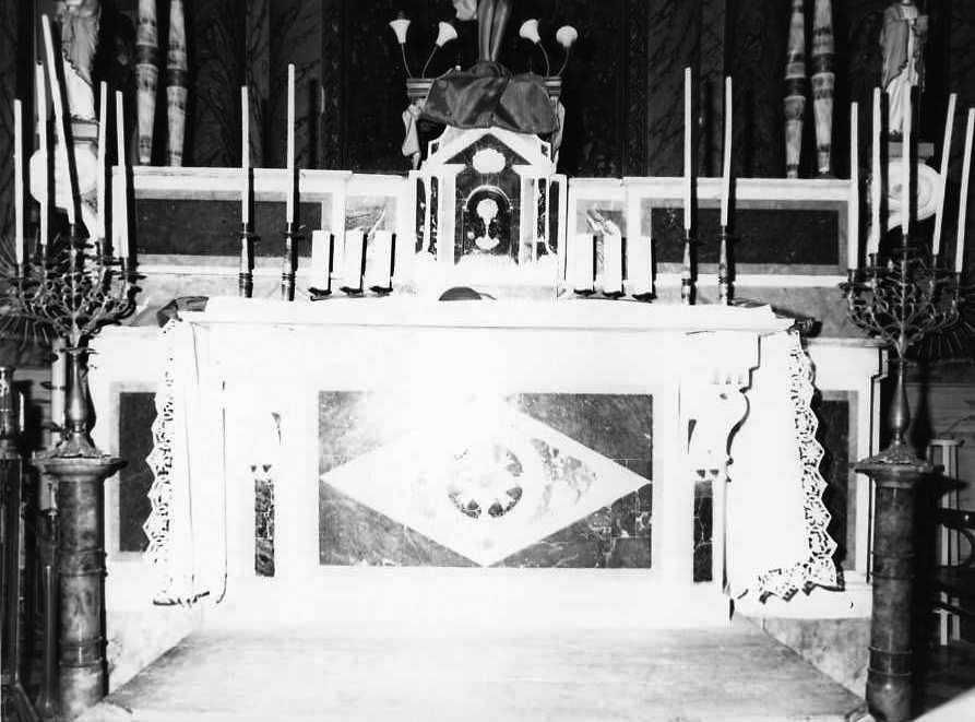 altare maggiore - bottega campana (fine sec. XIX)