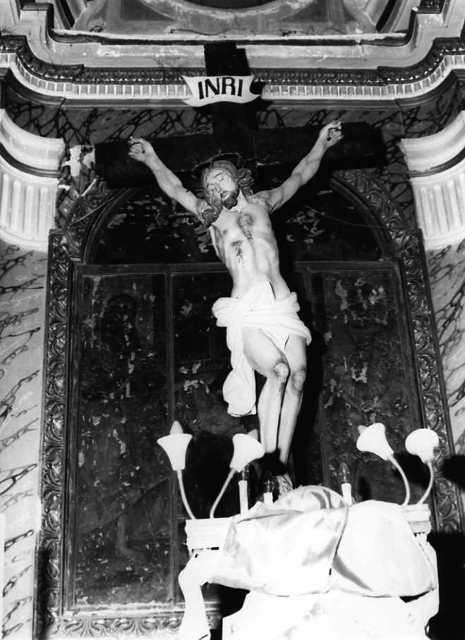 Cristo crocifisso (crocifisso) - bottega campana (sec. XVIII)