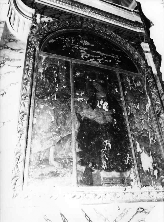 Madonna con Bambino e Santi (dipinto) - ambito campano (sec. XVI)