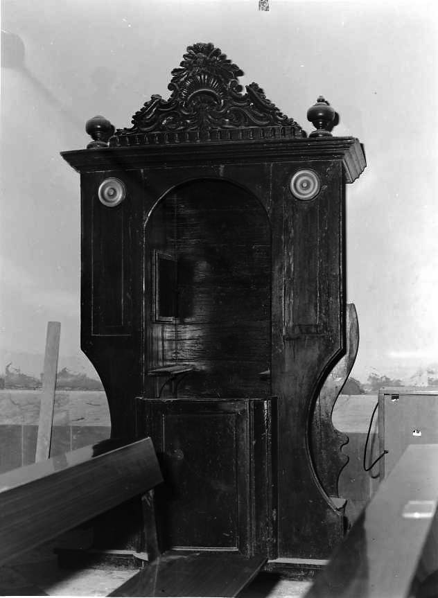confessionale, serie - bottega campana (sec. XIX)