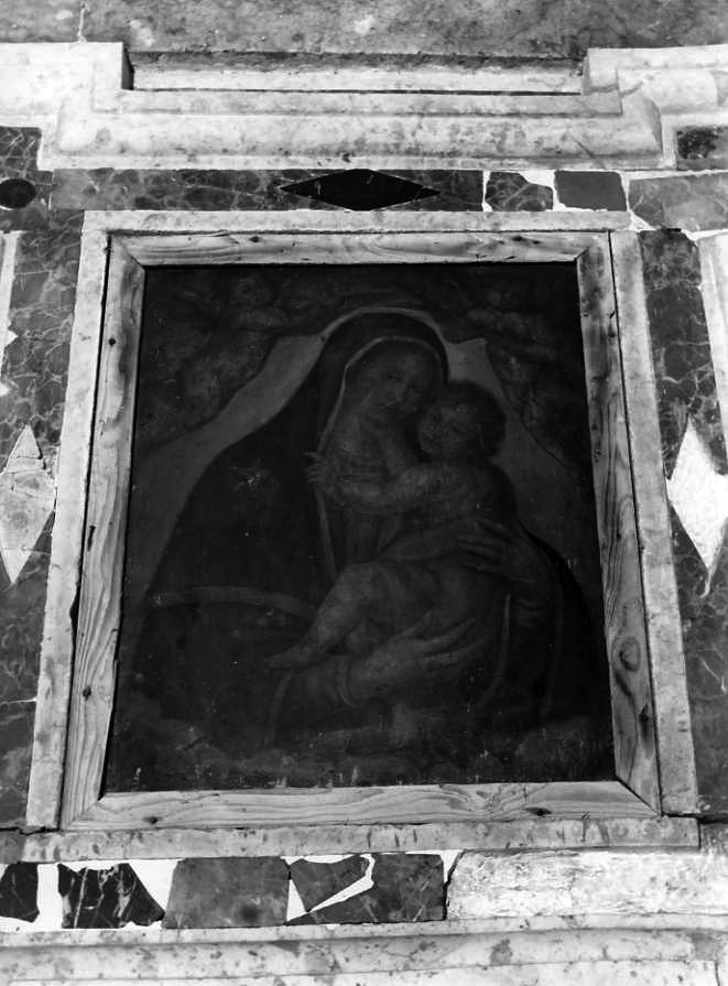 Madonna con Bambino (dipinto) - ambito campano (sec. XVII)
