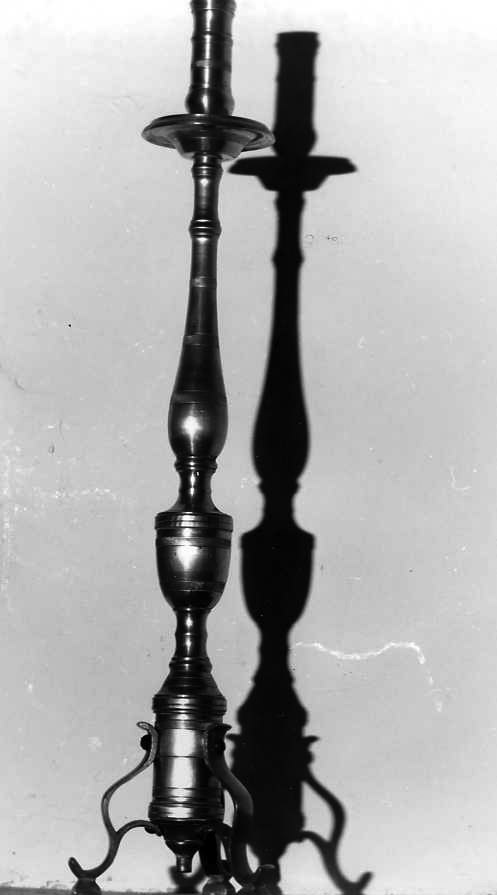 candeliere, serie - bottega campana (inizio sec. XX)