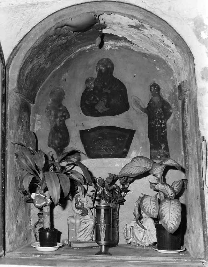 Madonna con Bambino e Santi (dipinto) - ambito campano (sec. XVII)