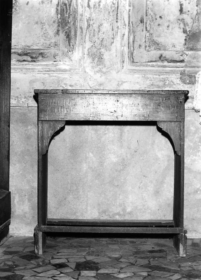 inginocchiatoio - bottega campana (seconda metà sec. XIX)