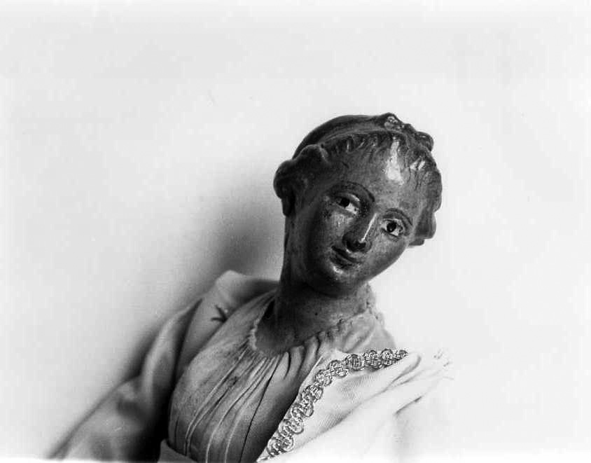 figura femminile (statuetta di presepio) - bottega campana (fine sec. XIX)