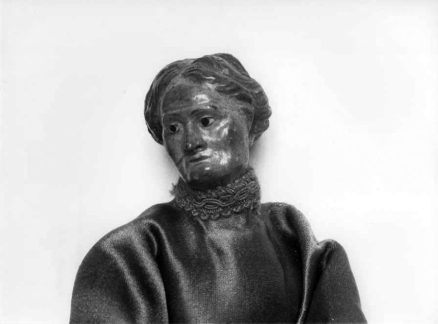 figura femminile (statuetta di presepio) - bottega campana (fine sec. XIX)