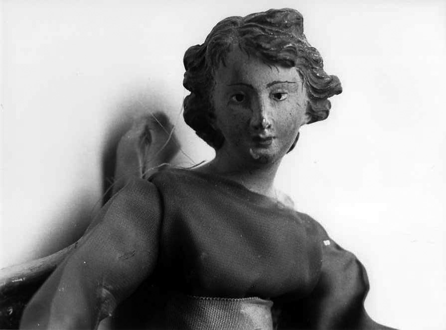 angelo (statuetta di presepio, serie) - bottega campana (fine sec. XIX)