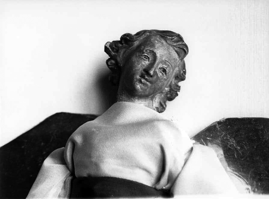 angelo (statuetta di presepio, serie) - bottega campana (fine sec. XIX)