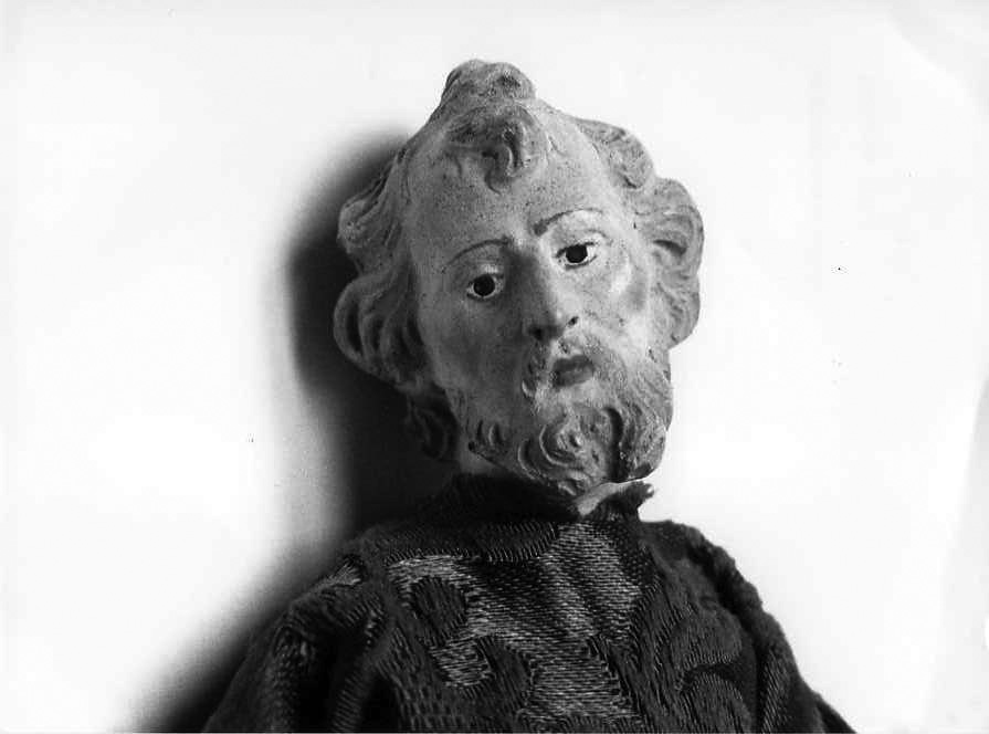 figura maschile (statuetta di presepio) - bottega campana (fine sec. XIX)