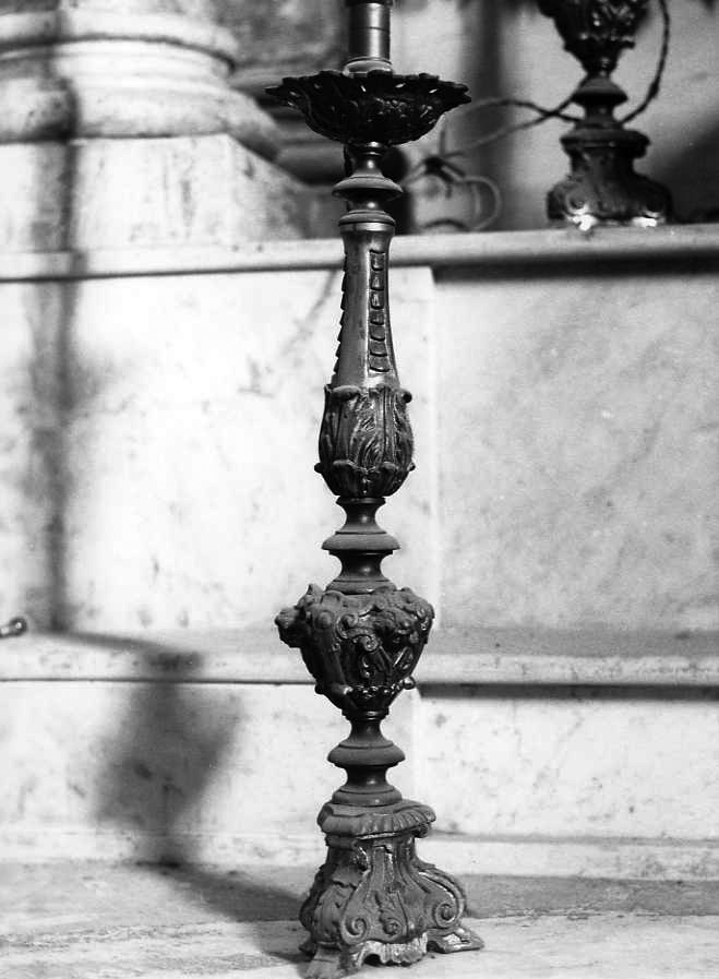 candeliere, serie - bottega campana (sec. XIX)