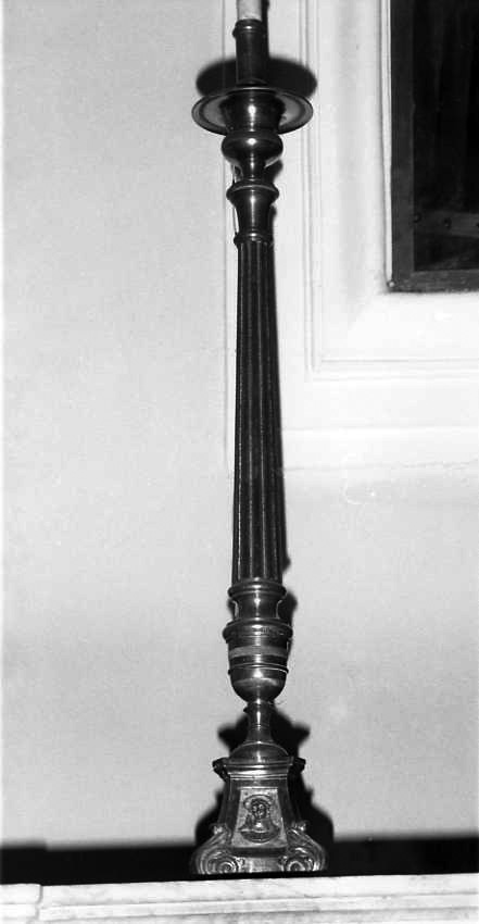 candeliere, serie - bottega campana (fine/inizio secc. XIX/ XX)