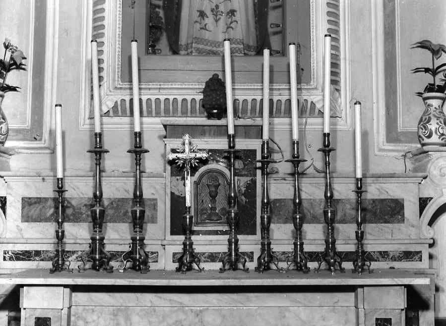 candeliere, serie - bottega napoletana (inizio sec. XIX)