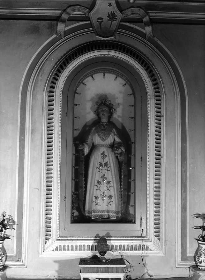 Santa Lucia (statua) - bottega campana (inizio sec. XIX)