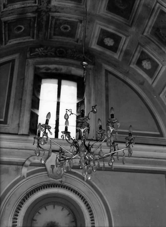 lampadario - a bracci - bottega campana (prima metà sec. XIX)