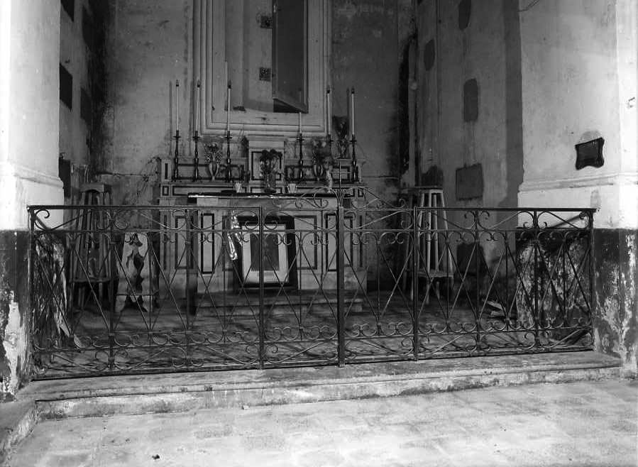 cancellata di cappella - bottega campana (prima metà sec. XX)