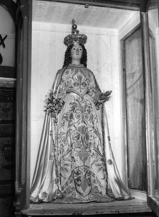 Madonna del Rosario (statua) - bottega napoletana (inizio sec. XX)