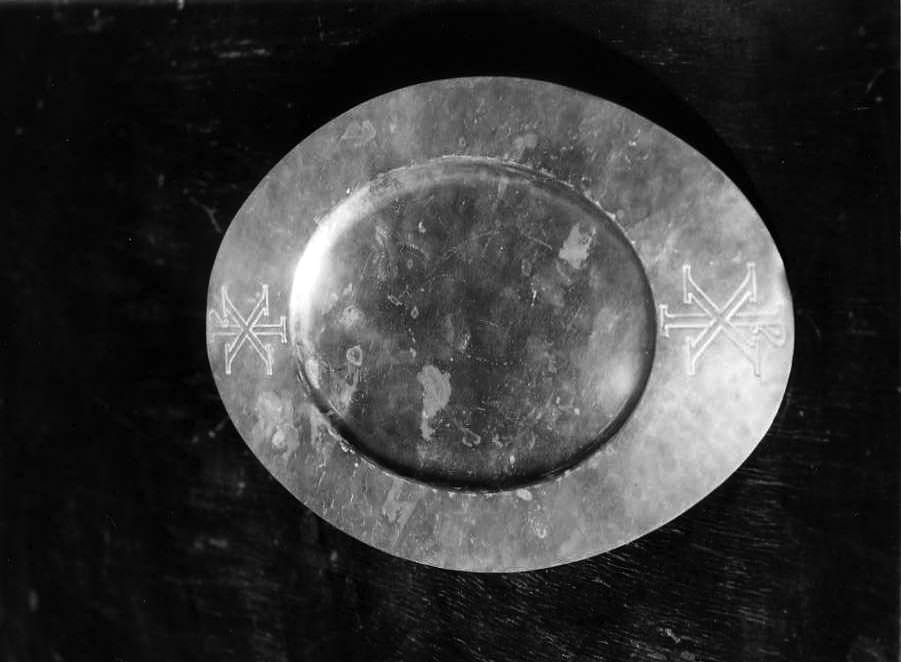 patena - bottega campana (prima metà sec. XX)