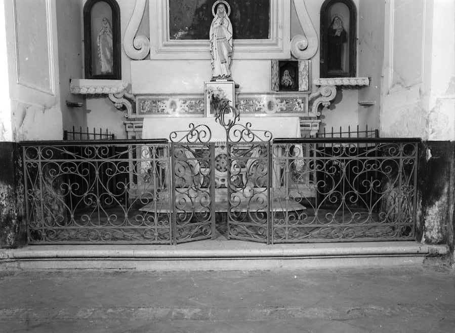 cancello di balaustrata - bottega campana (fine sec. XIX)