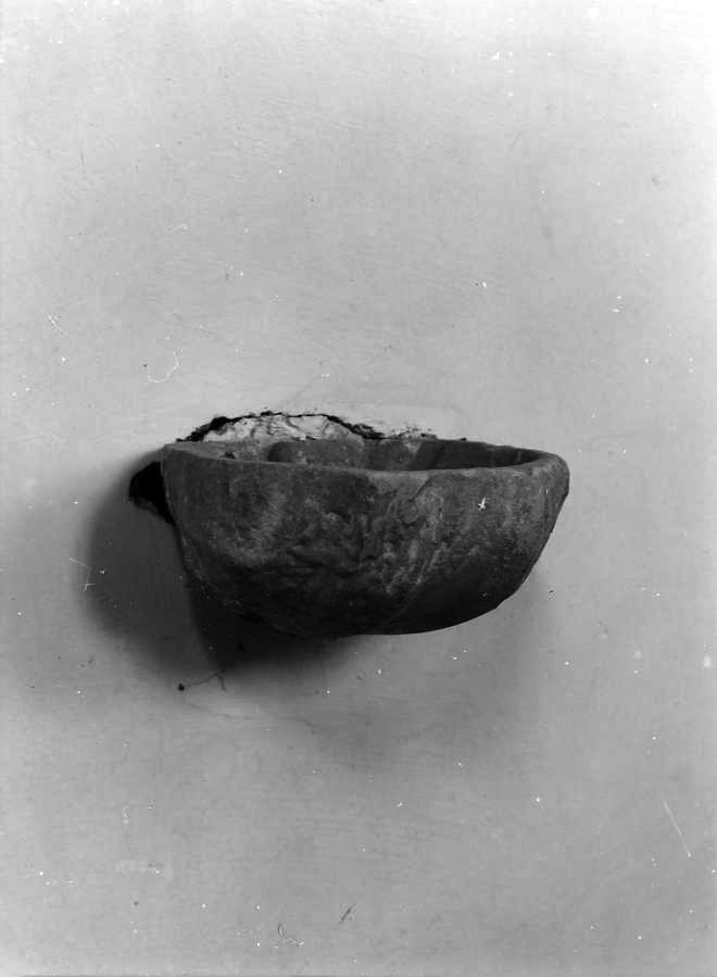 acquasantiera - bottega campana (prima metà sec. XIX)