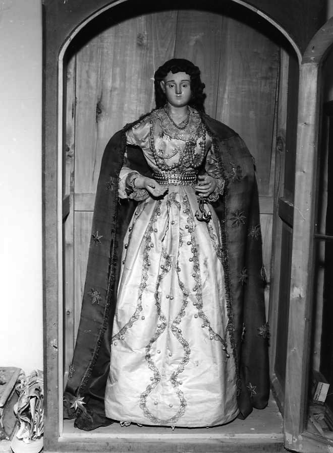 Madonna del Rosario (statua) - bottega campana (seconda metà sec. XIX)