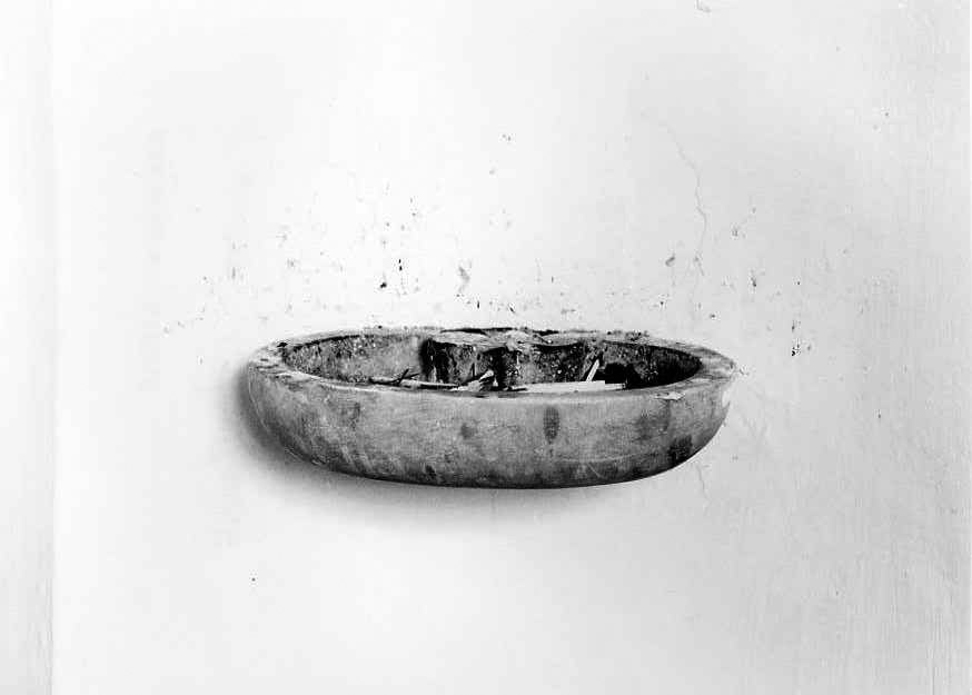 acquasantiera - bottega campana (sec. XVIII)