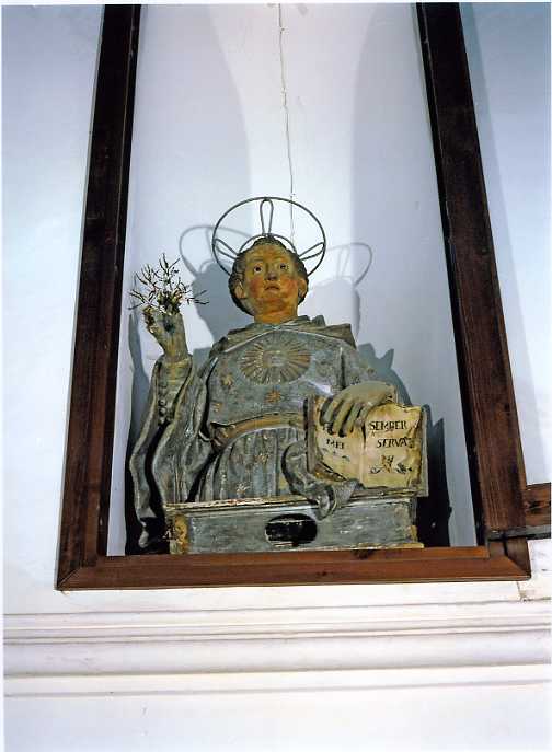 San Nicola da Tolentino (reliquiario - a busto) - bottega campana (sec. XVIII)