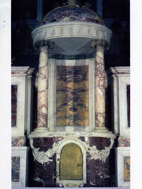 tabernacolo - a tempietto - bottega campana (sec. XIX)
