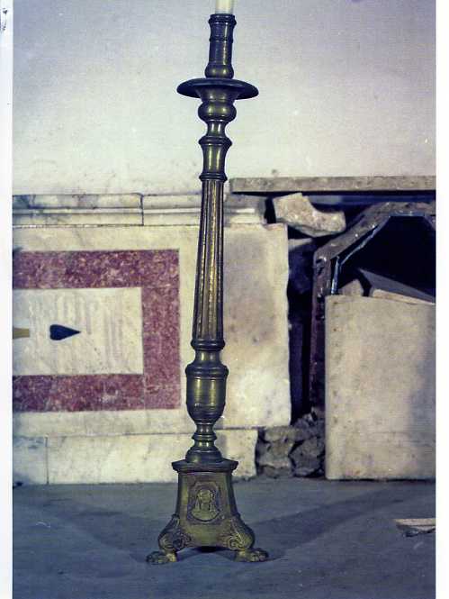 candeliere, serie - bottega campana (sec. XIX)