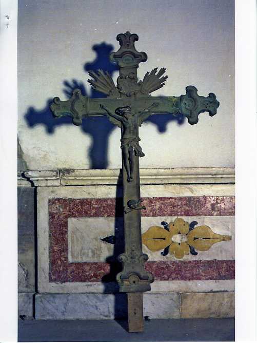 croce processionale - bottega campana (sec. XIX)