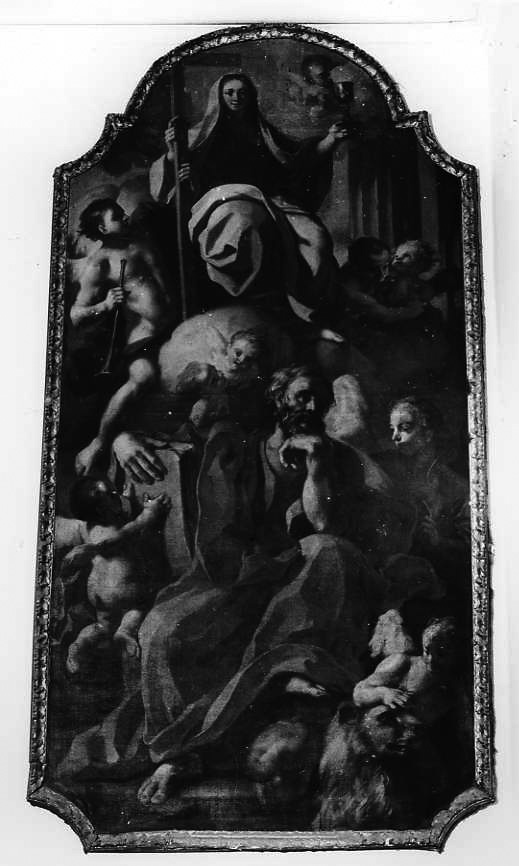 San Marco e la Fede (dipinto) di Mondo Domenico (attribuito) (sec. XVIII)
