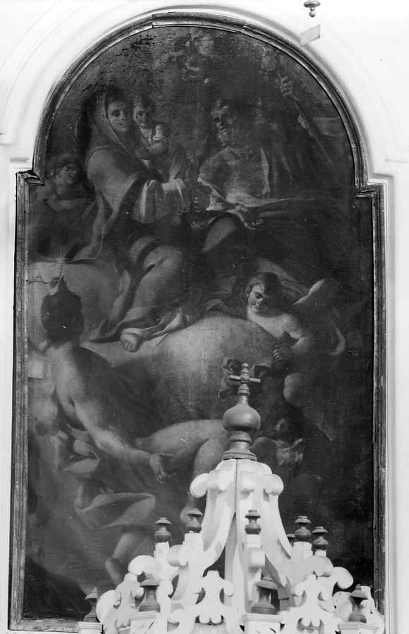 Sacra Famiglia (dipinto) di Mondo Domenico (attribuito) (metà sec. XVIII)