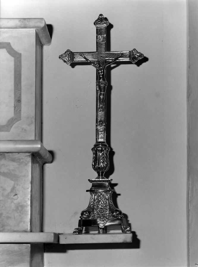 croce d'altare - bottega campana (fine/inizio secc. XIX/ XX)