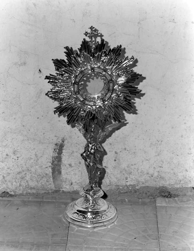 ostensorio - bottega campana (fine/inizio secc. XIX/ XX)