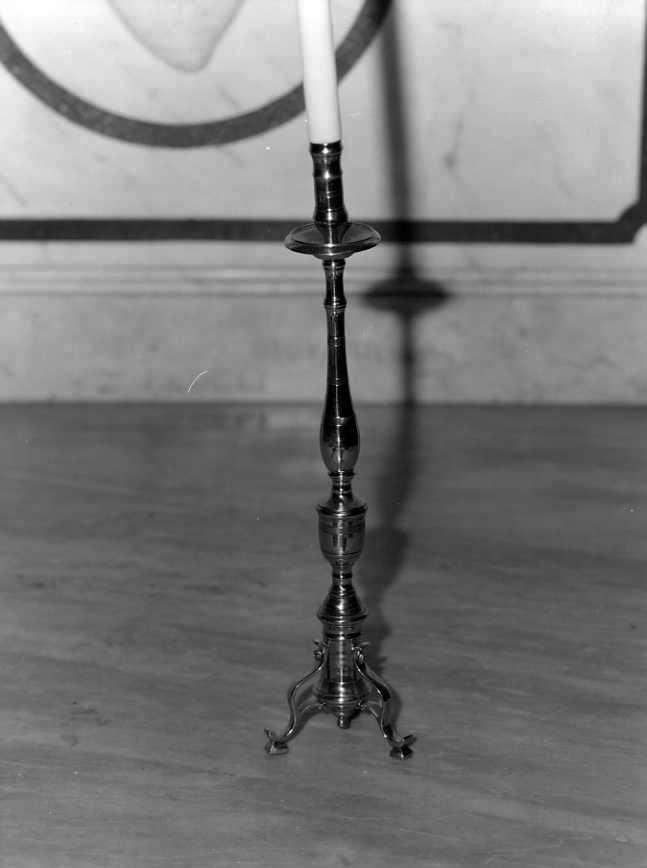 candeliere, serie - bottega campana (fine/inizio secc. XIX/ XX)