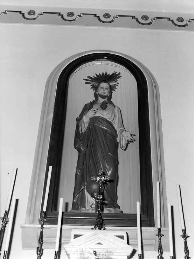 Sacro Cuore di Gesù (statua) - bottega campana (prima metà sec. XX)