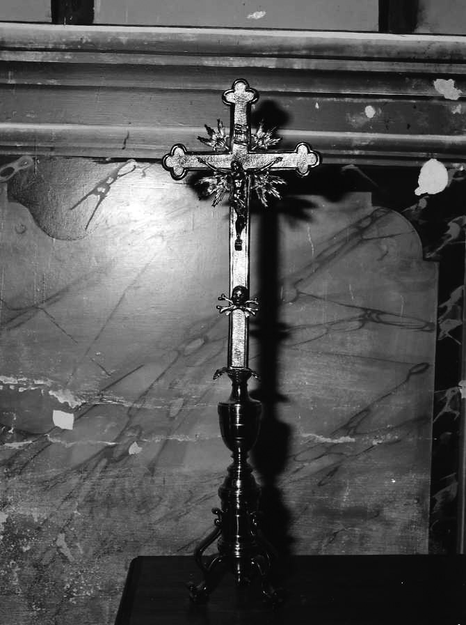 croce d'altare - bottega campana (fine/inizio secc. XIX/ XX)