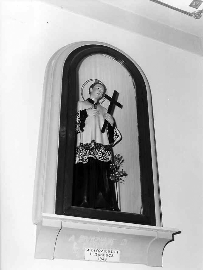 San Luigi Gonzaga (statua) - bottega campana (sec. XX)