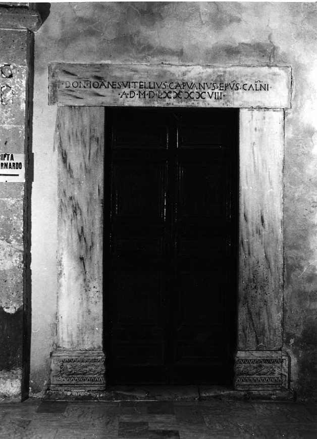 mostra di portale - bottega campana (sec. XVI)