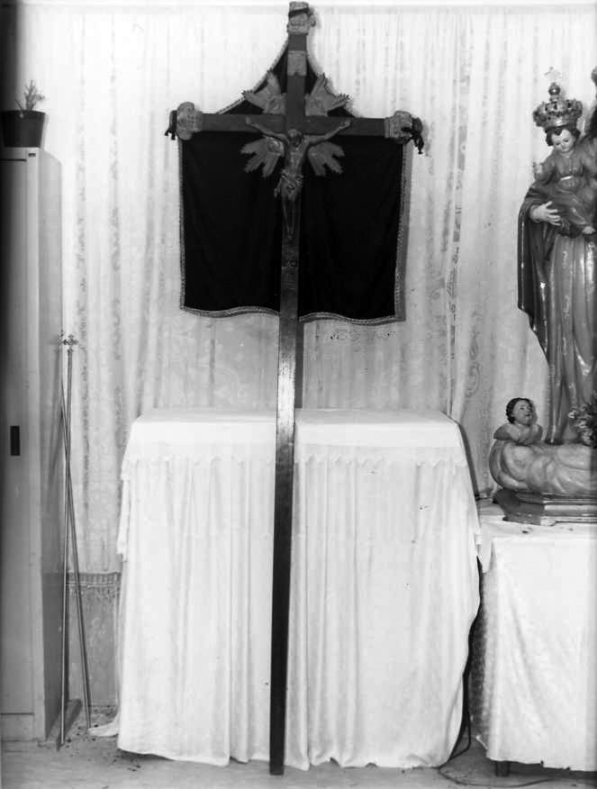 croce processionale - bottega napoletana (sec. XIX)