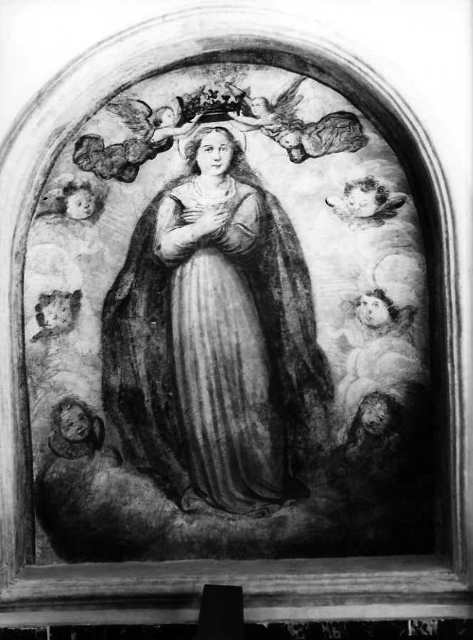Madonna in gloria (dipinto) - ambito napoletano (sec. XVII)