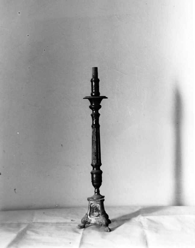 candelabro - bottega campana (prima metà sec. XX)