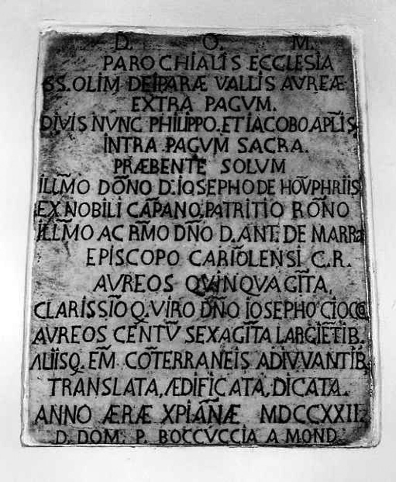 lapide - bottega campana (sec. XVIII)