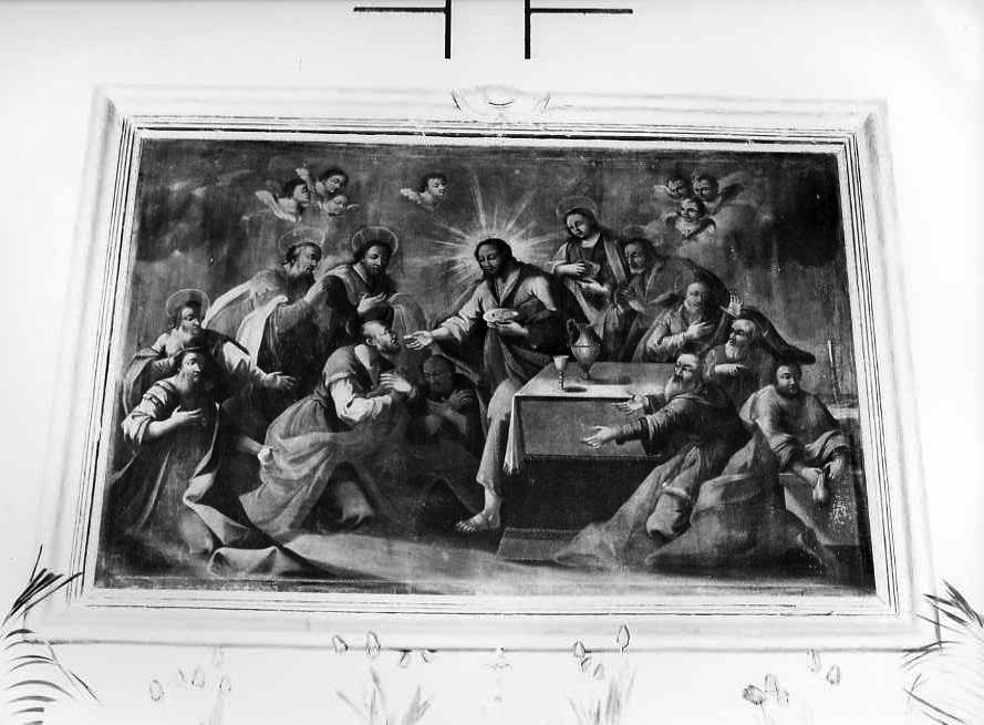 comunione degli apostoli (dipinto) - ambito napoletano (sec. XVIII)