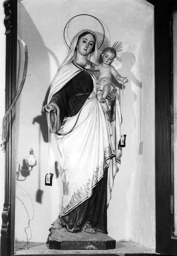 Madonna del Carmelo (statua) - bottega campana (prima metà sec. XX)