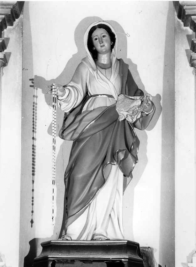 Madonna del Rosario (statua) - bottega campana (sec. XVIII)