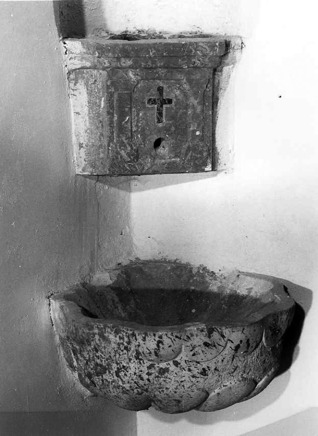 lavabo da sacrestia - bottega campana (sec. XVIII)