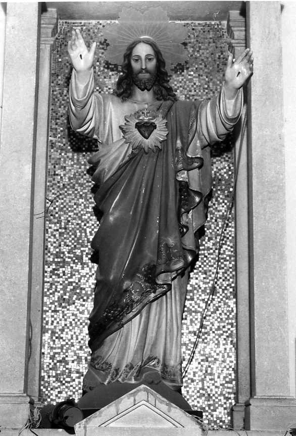Sacro Cuore di Gesù (statua) - bottega campana (prima metà sec. XX)