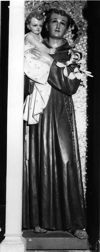 Sant'Antonio da Padova con il bambino (statua) - bottega campana (prima metà sec. XX)