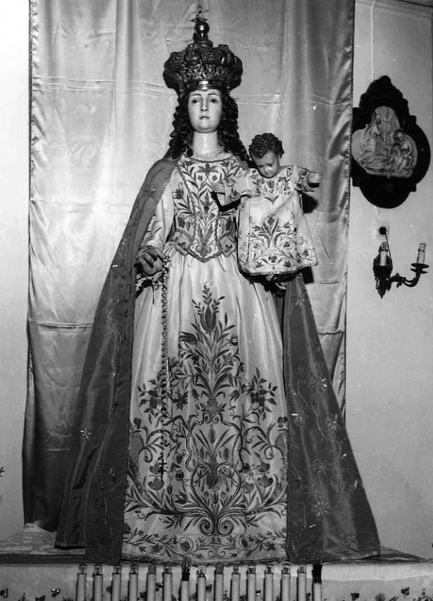Madonna del Rosario (statua) - bottega campana (sec. XVIII)