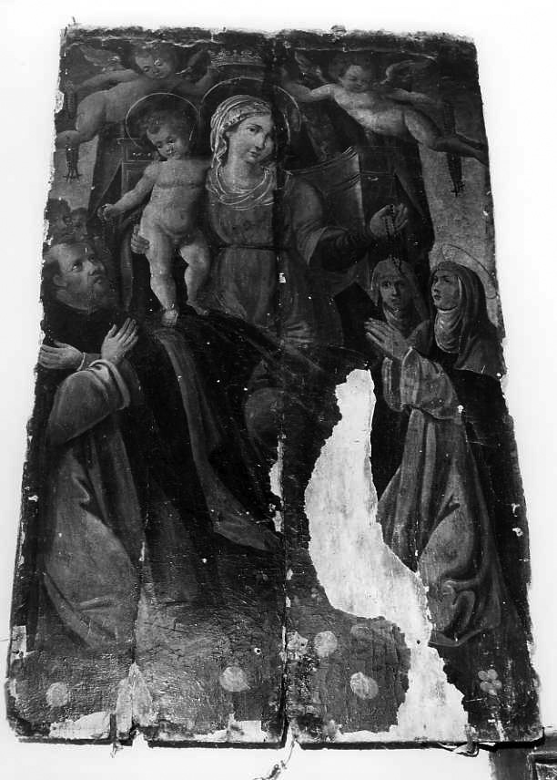Madonna del Rosario (dipinto) - ambito campano (sec. XVII)